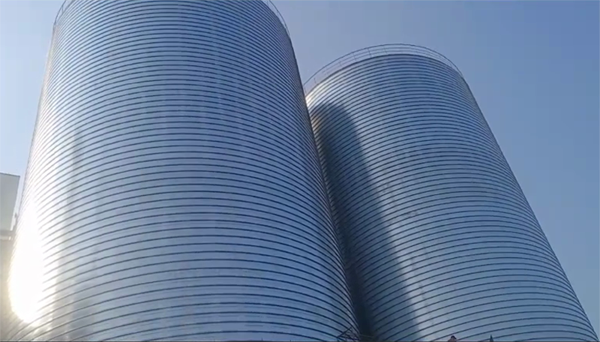 宿迁2座混凝土高架卷板仓